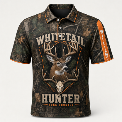 Whitetail Hunter Camo Crest AOP Polo - Personalized Polo shirt - All over printed 8deae08d-dba0-4615-9a55-89519797d957.png