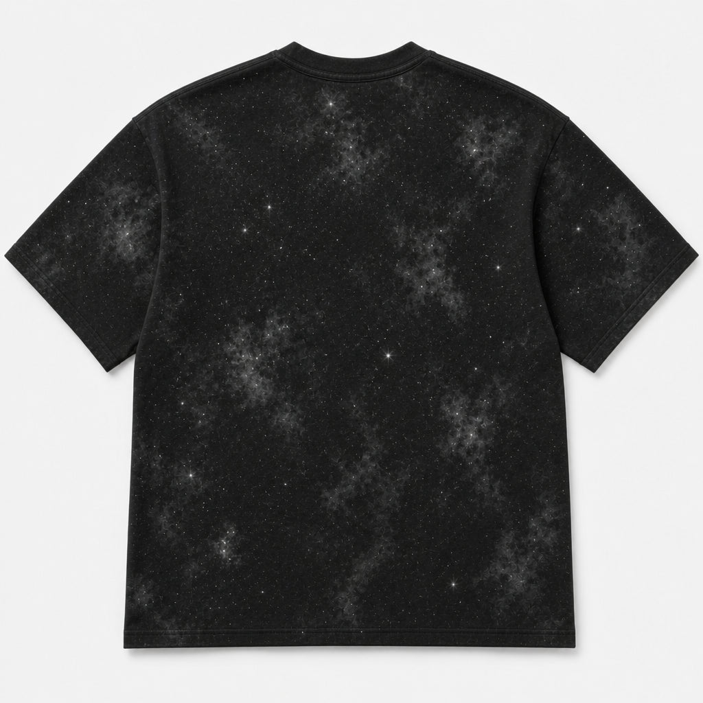 Custom Pet UFO Poster Tee - Back view