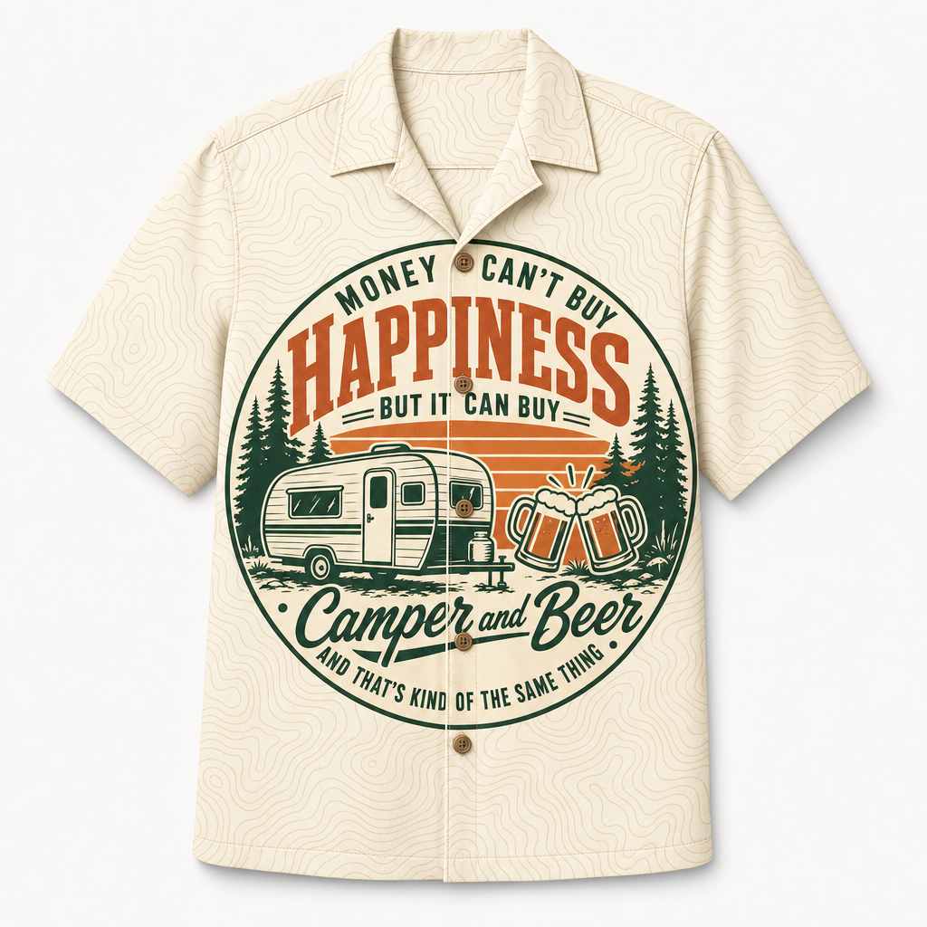 Camper & Beer Happiness Hawaiian Shirt - Hawaiian Shirt - AOP 8e273752-5cf5-48b6-b3ba-b7725874c3b7.png