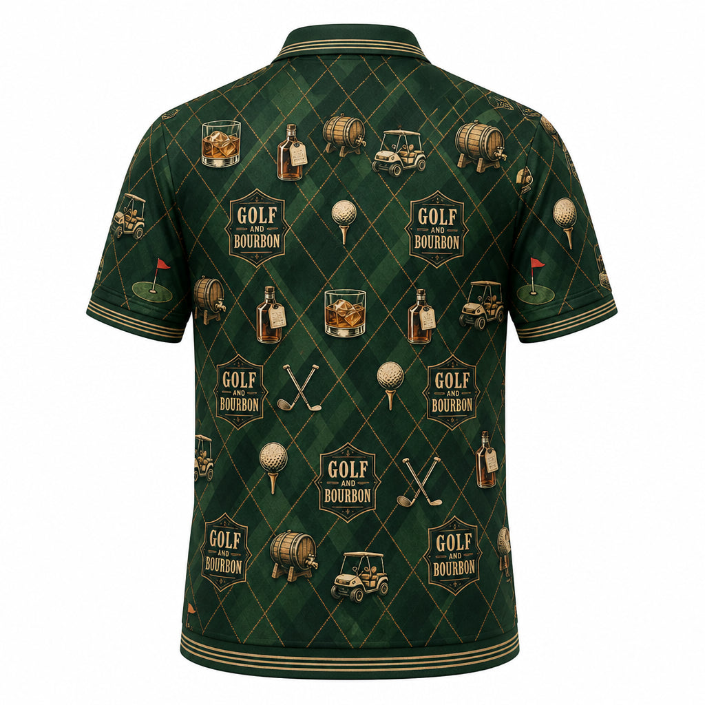 Golf & Bourbon Vintage Icon AOP Polo - Polo shirt - All over printed 8e40bec2-92cb-41e2-9177-13878ca8d9cb.jpg