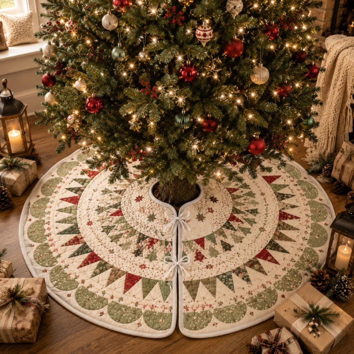 Personalized Christmas Tree Skirt, Aspen Tree Print, Holiday Home Decor 8e5abd10-39ff-4435-8e06-ad59e2c81e9e-2.jpg