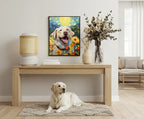 Colorful Pet Garden Portrait - Personalized Canvas Poster