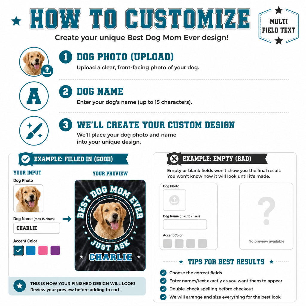 Best Dog Mom Ever - How to customize