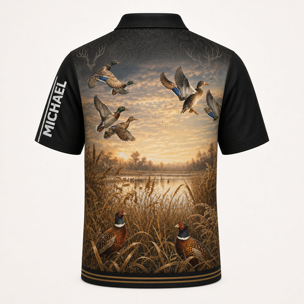 Wild Marsh Hunter AOP Polo — Personalized Sleeve Name - Personalized Polo shirt - All over printed 8feacfb6-547e-434a-b27d-5d3cf7c9135d.jpg