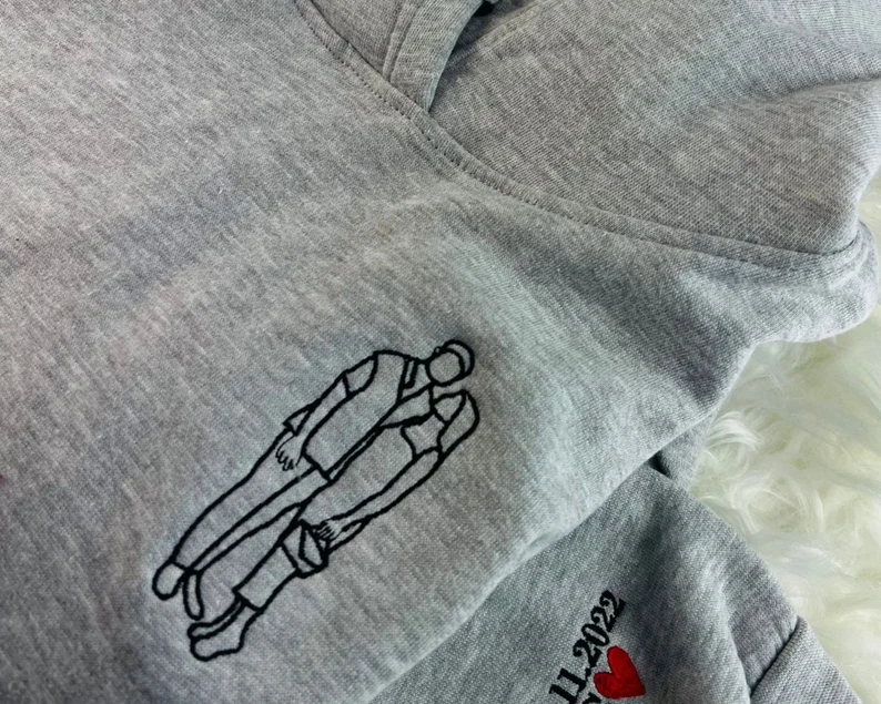 Custom Photo Embroidered Hoodie, Personalised Couple Sketch from Photo Unisex Hoodie, 1st Anniversary Special Date Initial Matching Jumper 90.png?v=1743397473