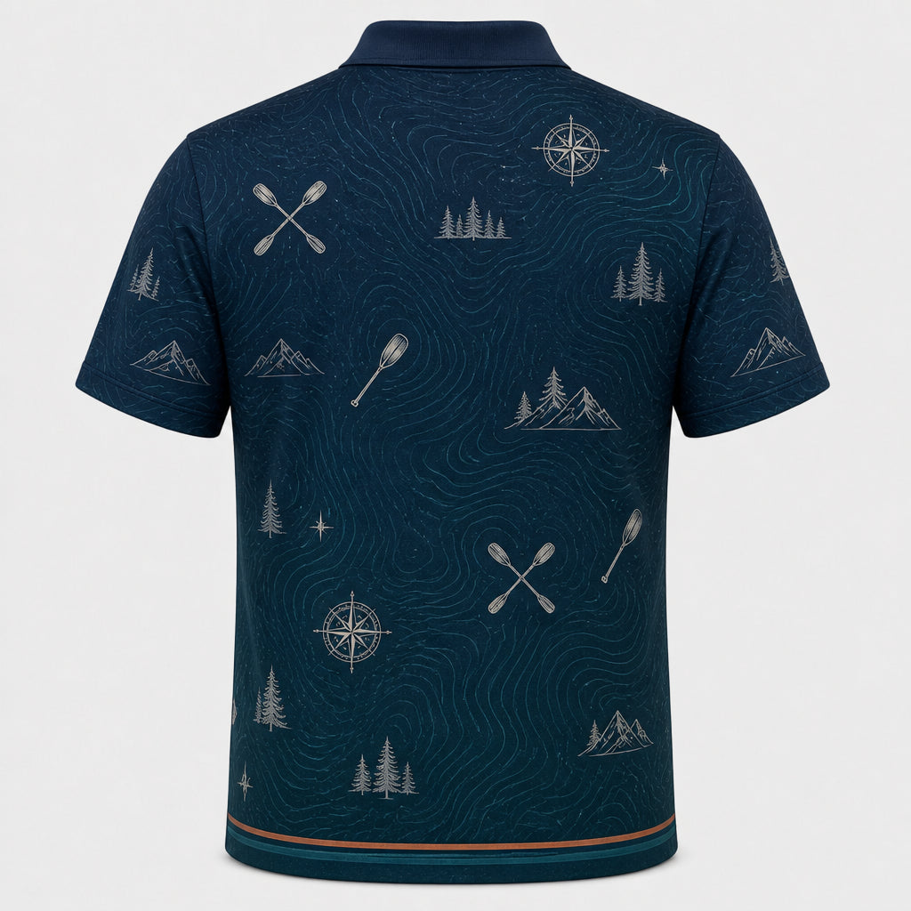 Kayak Knowledge Bigfoot AOP Polo - Polo shirt - All over printed 902d8457-a139-492b-acdb-b1dbfe82f12f.jpg
