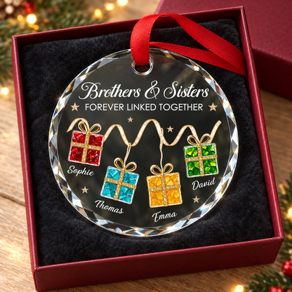 Personalized Brothers & Sisters Crystal Christmas Ornament – Custom Names, Colorful Gift Design & Holiday Keepsake for Siblings 909a9fc4-a388-49bf-be9d-a0d0ba78ef10-5.png