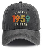 Limited Edition Baseball Cap for Men Women, Funny Retro Adjustable Embroidery Cotton Birthday Hat 913HMgui1_L.SX522.jpg?v=1742187692