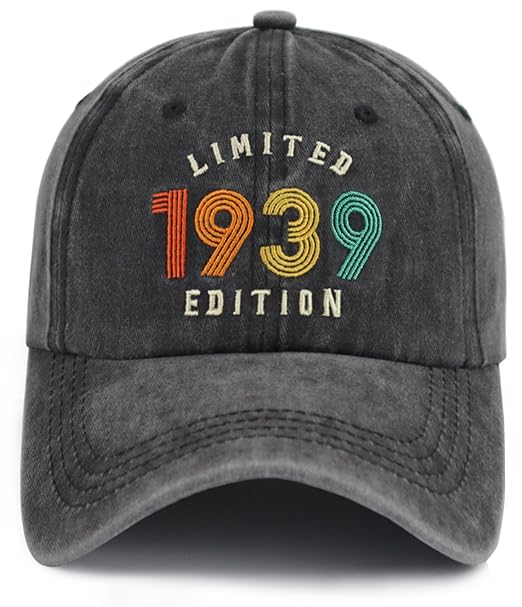 Limited Edition Baseball Cap for Men Women, Funny Retro Adjustable Embroidery Cotton Birthday Hat 91awzZhUzOL.SX522.jpg?v=1742187692