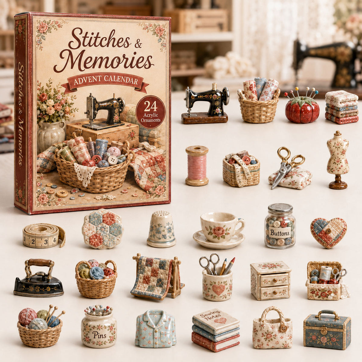 Memory Sewing Advent Calendar 2026 - 24-Day Festive Countdown, Acrylic Charms Blind Box - Gift For Sewing Lovers 91f4a7f3-3afc-48e2-a57d-da1fb07b9fb5-sewing.jpg