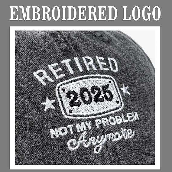 Retirement Gifts for Men Women 2025 Retired Hat Gift Ideas Embroidered Baseball Cap 91rYHTcJs2L._AC_SX569.jpg