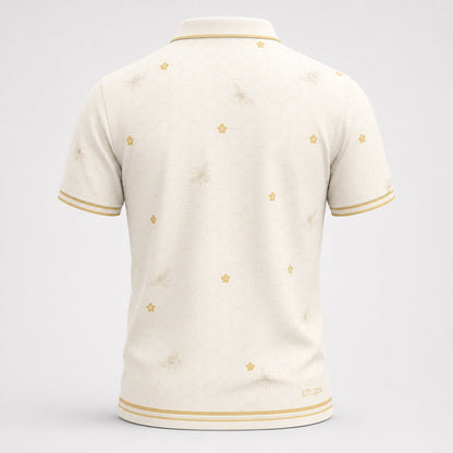 Bee Whisperer Crest Polo - Polo shirt - All over printed 924b7518-c60d-4548-bab8-a0984091193a.jpg
