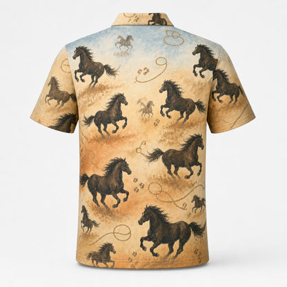 Gallop Gradient AOP Polo for Horse Lovers - Polo shirt - All over printed 929c5615-9ce9-4757-8a26-538565258583.jpg