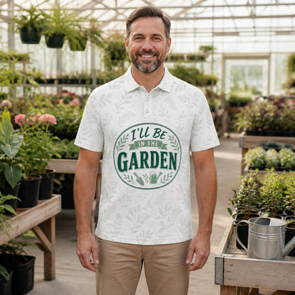 I'll Be In The Garden Botanical Badge Polo - Polo shirt - All over printed 931dd822-bb27-40c5-b87a-f1666edc43b9.jpg