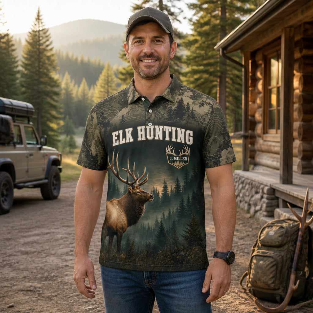Personalized Elk Hunting AOP Polo - Personalized Polo shirt - All over printed 9325e199-4262-42b9-b55e-bb1c70c9107f.jpg