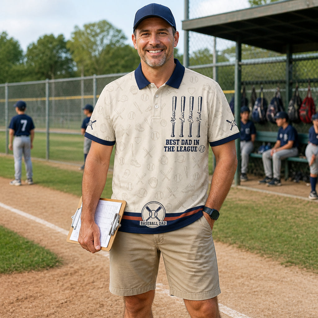 Baseball Dad Polo - Lifestyle 1