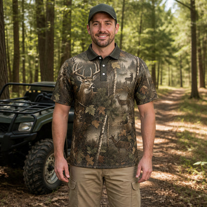 Woodland Buck Camo AOP Polo - Polo shirt - All over printed 94619c53-b1a0-4b1f-ab65-60bc5c4288bb.jpg