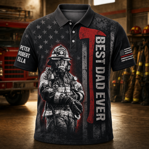 Best Dad Ever Firefighter AOP Polo with Kids' Names - Personalized Polo shirt - All over printed 9520f0f6-a0ce-4631-8a94-bcf61e87e938.png