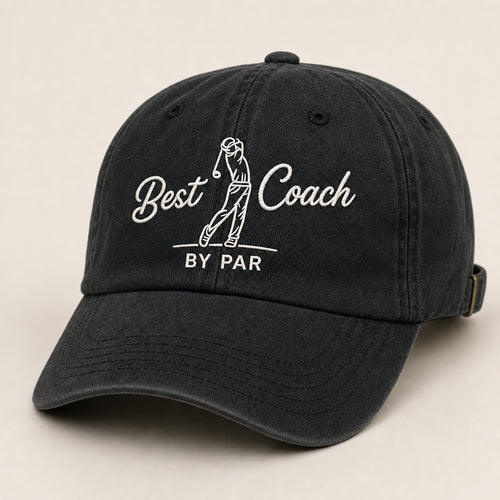 Best Coach By Par Golf Cap - Hero