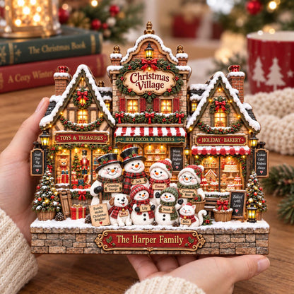 Personalized Christmas Village Decor, Custom Family Name Snowman Scene, Holiday Wooden Block GIFT 2026, Family Tabletop Gift, Holiday Decor 957ec75f-a368-4d41-8f10-3271544a1e86-9.jpg