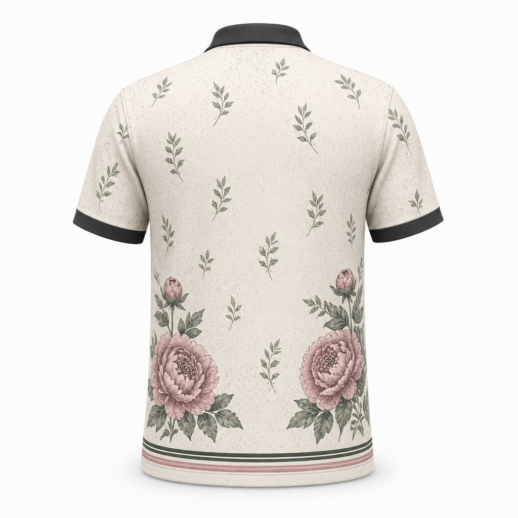 Vintage Peony Botanical AOP Polo - Polo shirt - All over printed 959ce26c-666f-409d-9761-bb908d2ce11d.jpg