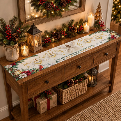 Christmas In Heaven - Personalize Table Runner 97942d4a-f3a2-4db6-bed2-046f6fe75911-3c652c223e657d65757775716a767768060d120e13040c06013618182a2c6a75692d3720656b65302e23332f657d7677.png