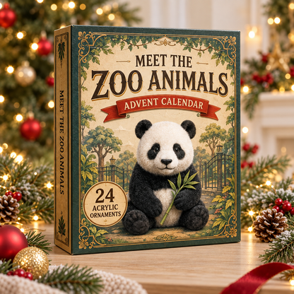 Zoo Animals World Advent Calendar 2026 - 24-Day Festive Countdown, Acrylic Charms Blind Box - Gift For Animal Lovers 9799d188-bbc0-4377-b534-9b71a326c1f3-zoo-box.png