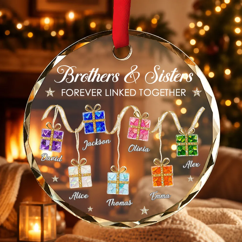 Personalized Brothers & Sisters Crystal Christmas Ornament – Custom Names, Colorful Gift Design & Holiday Keepsake for Siblings 9882ec33-a43d-4b5c-9474-383c1176d024-3_converted.png