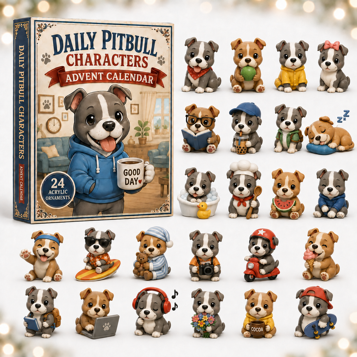 Daily Pitbull Characters Advent Calendar 2026 - 24-Day Festive Countdown, Acrylic Charms Blind Box - Gift For Pitbull Lovers 99100584-963b-4d17-875f-3b290dd0613e-pitbull.png