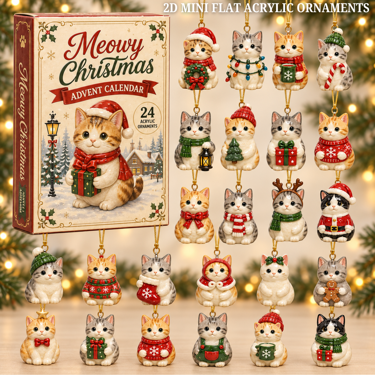 Meowy Christmas Advent Calendar 2026 - 24-Day Festive Countdown, Acrylic Charms Blind Box - Gift For Cat Lovers 994137cc-356b-4c8c-ba6e-e20eedeaea47-meowy-text.png