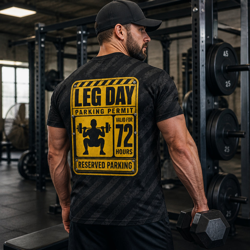 Leg Day Parking Permit – 72 Hours Tee - T-Shirt - All over printed 9963c4a2-1fda-4f37-a7ae-ab374e5e1ace.jpg