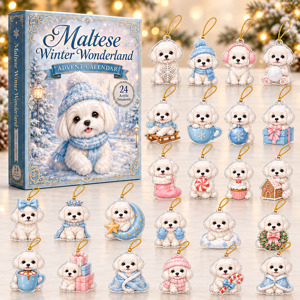 Maltese Winter Wonderland Advent Calendar 2026 - 24-Day Festive Countdown, Acrylic Charms Blind Box - Gift For Dog Lovers 997cf676-da64-4921-ae5b-f680a02e4fed-maltese-box-charms.png