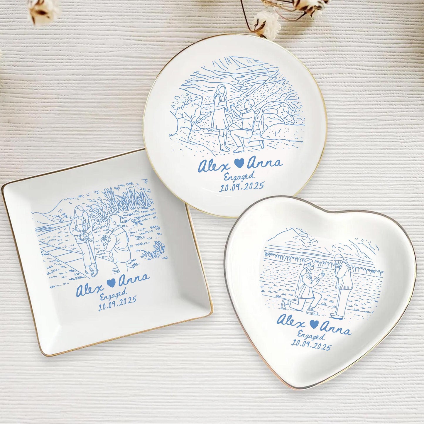 Personalized Couple Portrait Ring Dish, Engagement Gift, Wedding Gift For Bride, Handmade Custom Photo Ring Dish, Custom Photo Jewelry Tray 9_d4452330-bea9-4028-af3f-5ea58b905497.jpg