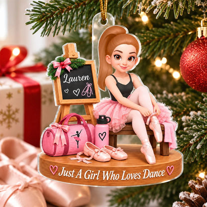 Just A Girl Who Loves Dance Ballet - Personalized Acrylic Ornament - Christmas Gift for Daughter, Granddaughter, Ballerina, Dancers 9b0de686-15a7-46af-9ae1-e8a81354d7ab-AAYQA1YVUU__pod3202610051221_web-5.jpg