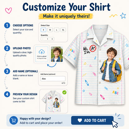 Hi, I’m A+ Kids Photo Shirt - Hawaiian AOP - Personalized Hawaiian Kids Shirt - AOP 9b2f8bba-cfe4-45ec-bf0c-d9c0505c61df.jpg