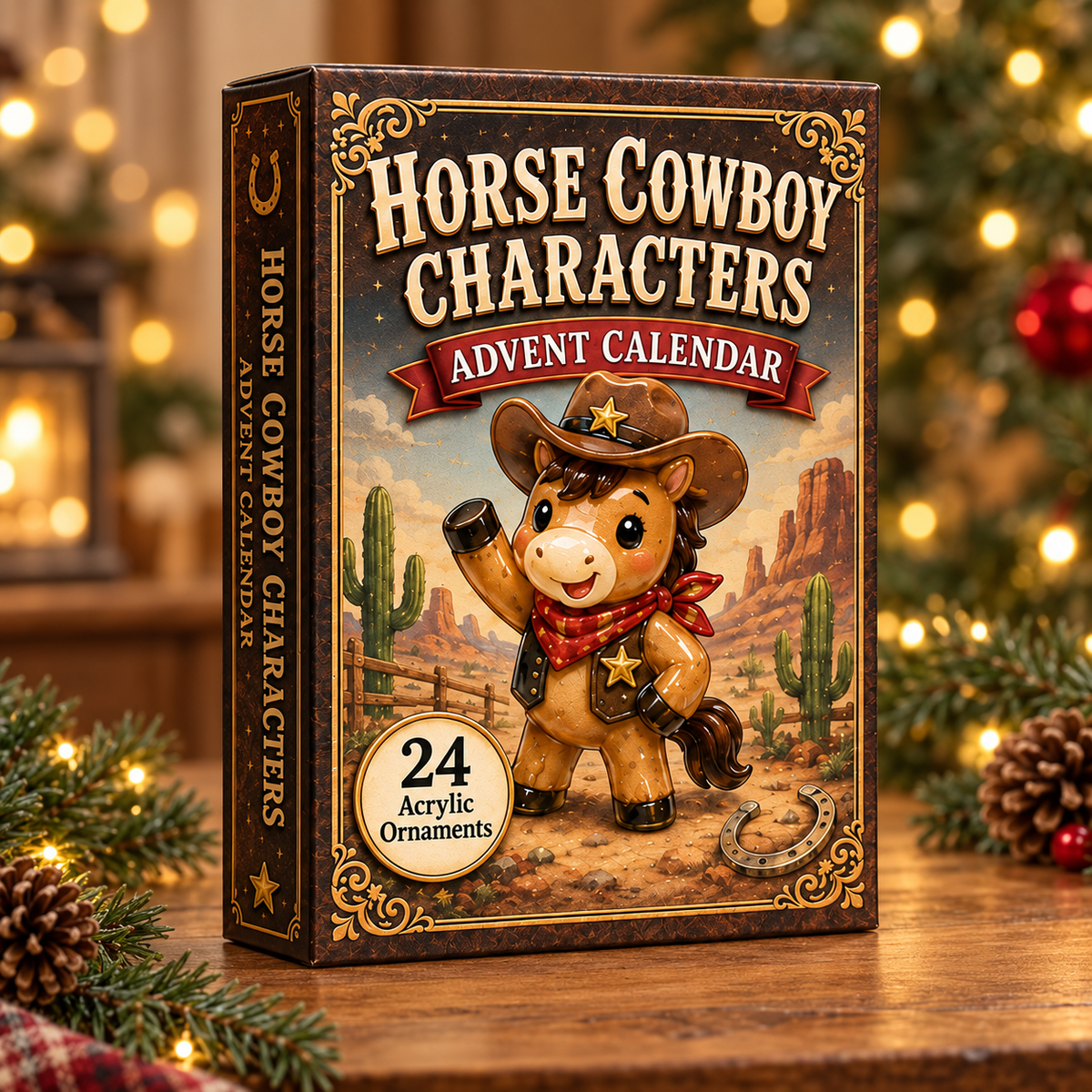 Horse Cowboy Advent Calendar 2026 - 24-Day Festive Countdown, Acrylic Charms Blind Box - Gift For Horse Lovers 9b6258eb-8eda-43a6-a00b-73c6683bc411-horse-box.png