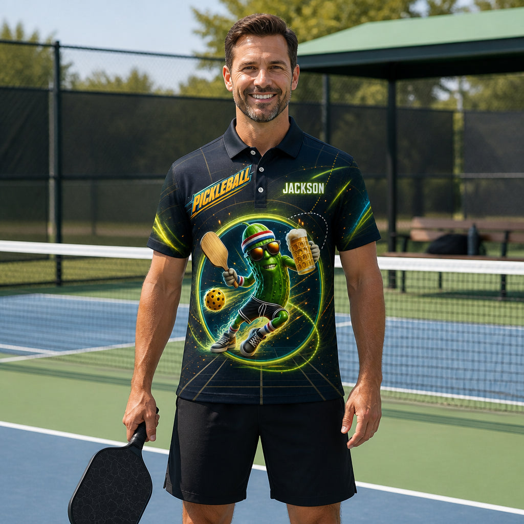 Custom Name Pickleball Mascot AOP Polo - Personalized Polo shirt - All over printed 9c30b66d-2b04-42b5-ace3-d199440ce409.jpg