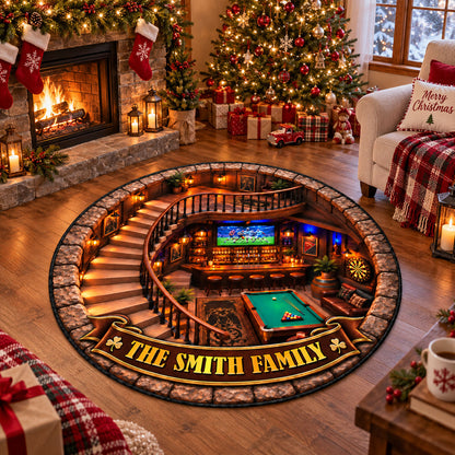 Wine Cellar Fantasy Decor for Wine Lovers Merry Christmas 3D Illusion Quilted Rug - Personalized Quilted Mat 9cabe5c1-98dc-4442-b193-90f8e0c7f54c-2.jpg