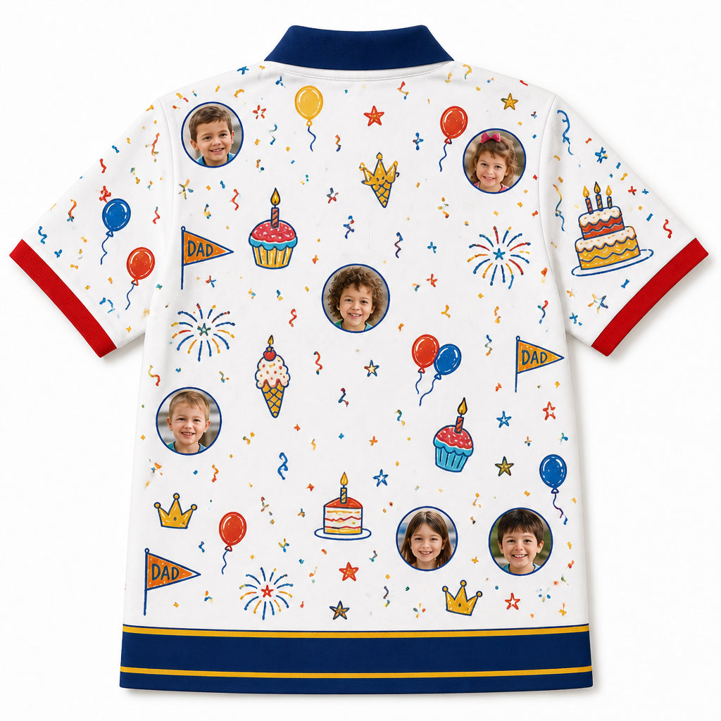 Best Dad Ever Birthday - Back view