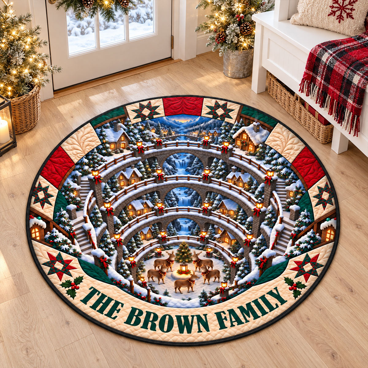 A Village Full Of Wonder 3D Illusion Quilted Rug - Personalized Quilted Mat 9d310fe3-7462-4b6a-9863-067cb87214dd-4.jpg