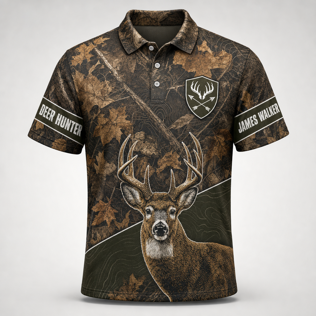 Personalized Deer Hunter Camo AOP Polo - Personalized Polo shirt - All over printed 9d4e5e14-1a7e-4162-9461-f2df07ced5ca.png
