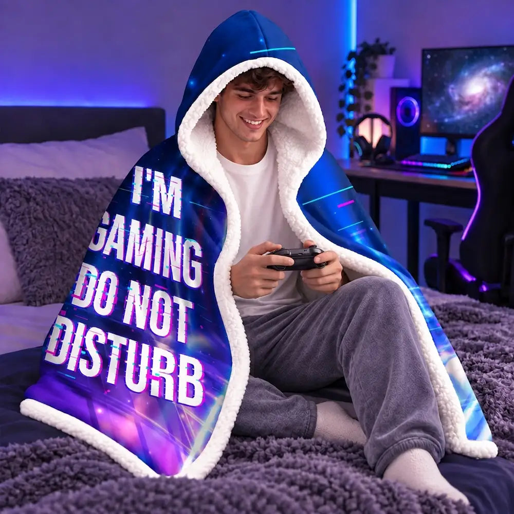 I Am Gaming Do Not Disturb 3D Effect Gamer - Personalized Wearable Hooded Blanket 9d7fe6c5-f06a-46e9-9153-406eda2f9961-MK_7.jfif