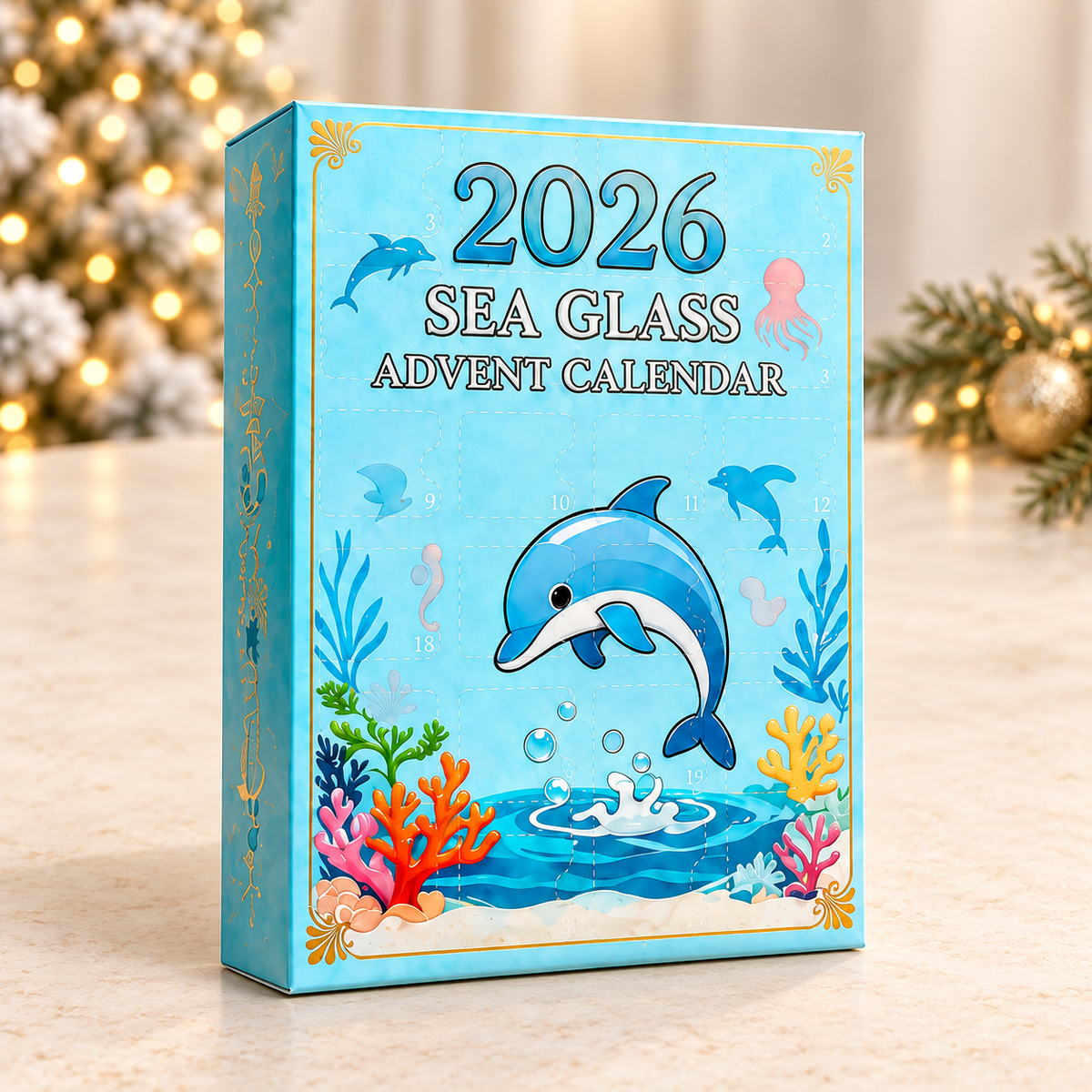 2026 Ocean Animal Advent Calendar – 24 Sea Glass Style Acrylic Christmas Ornaments, Coastal Holiday Countdown Gift for Ocean Lovers 9de9bce6-874a-4123-a24a-6e53024c4f09-Closed-2026-Sea-Glass-Advent-Calendar.png
