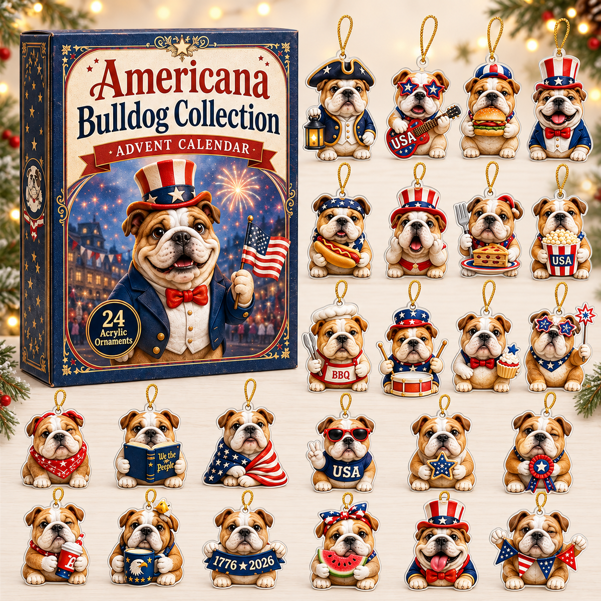 Americana Bulldog Collection Advent Calendar 2026 - 24-Day Festive Countdown, Acrylic Charms Blind Box - Gift For Bulldog Lovers 9e1226b8-5138-4d2c-8b2b-8a228aec7ef7-american-bulldog-box-charms.png
