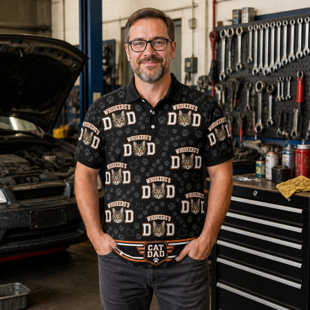 Cat Dad Custom Photo - Lifestyle 2