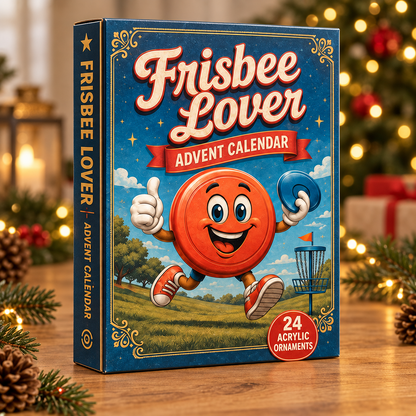 Frisbee Lover Advent Calendar 2026 - 24-Day Festive Countdown, Acrylic Charms Blind Box - Gift For Frisbee Lovers 9f7aff0f-77b2-40f1-ab62-890a39c6a73b-frisbee-box.png