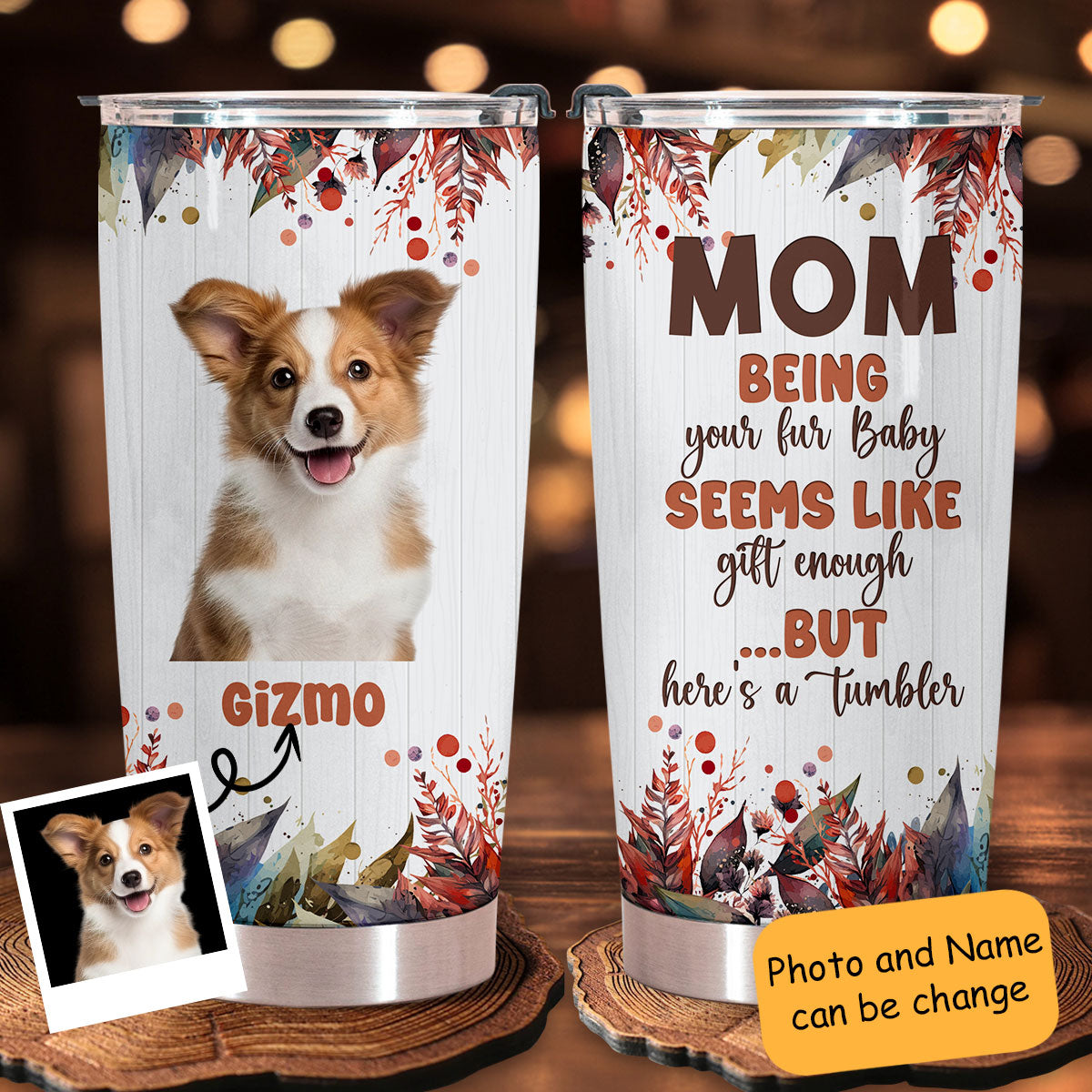 A Fur Gift - Personalized Custom Dog Photo Tumbler A-Fur-Gift---1.jpg