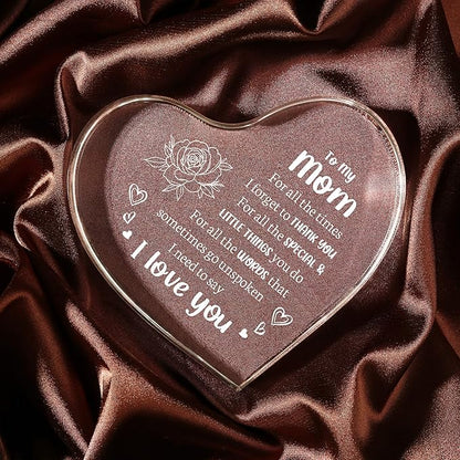 Mothers Day Gifts for Mom, Mom Birthday Gifts - Heart Shaped Acrylic Keepsake I Love You Mom Gifts from Son - Best Christmas Mother's Day Gifts from Daughter A1YOYlIptNL._AC_SX679.jpg
