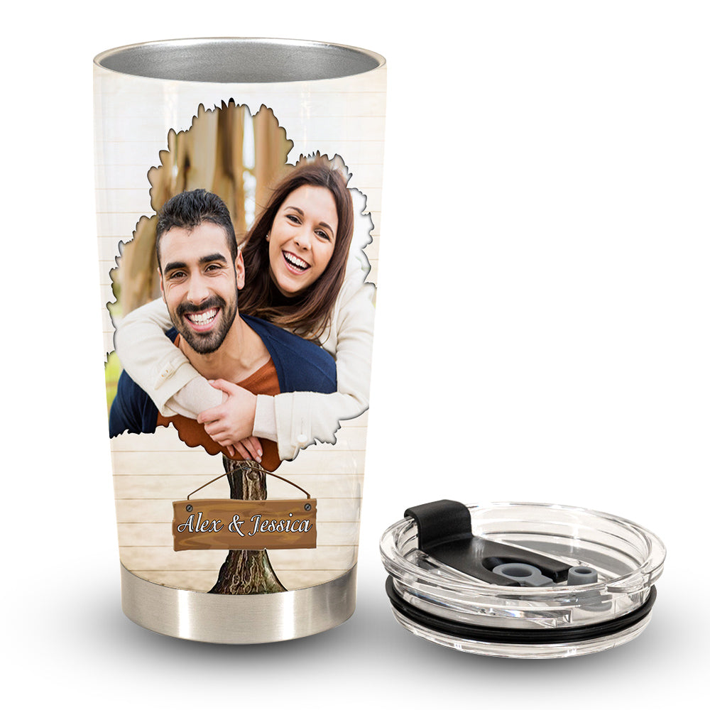I Just Want To Be Your Last Everything - Personalized Photo Tumbler - Gift For Wife, Gift For Husband BA8DD3_1.jpg