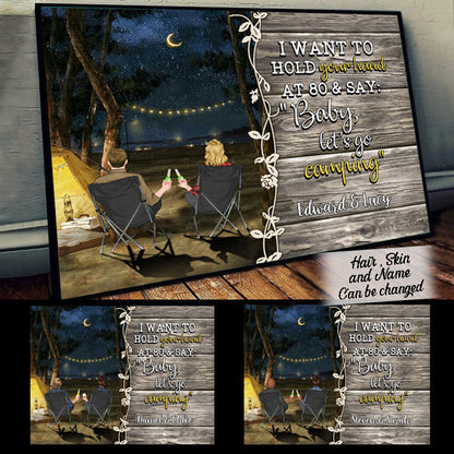I Want To Hold Your Hand, Camping - Personalized Canvas - Gift For Couple BANNERFB_723d83d0-3ae6-4583-a6c1-f94587ee06b1.jpg